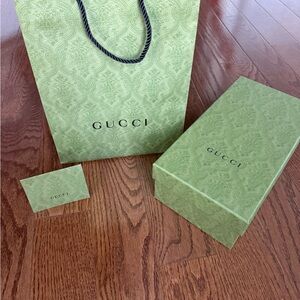 Gucci Green Patterned Gift Set